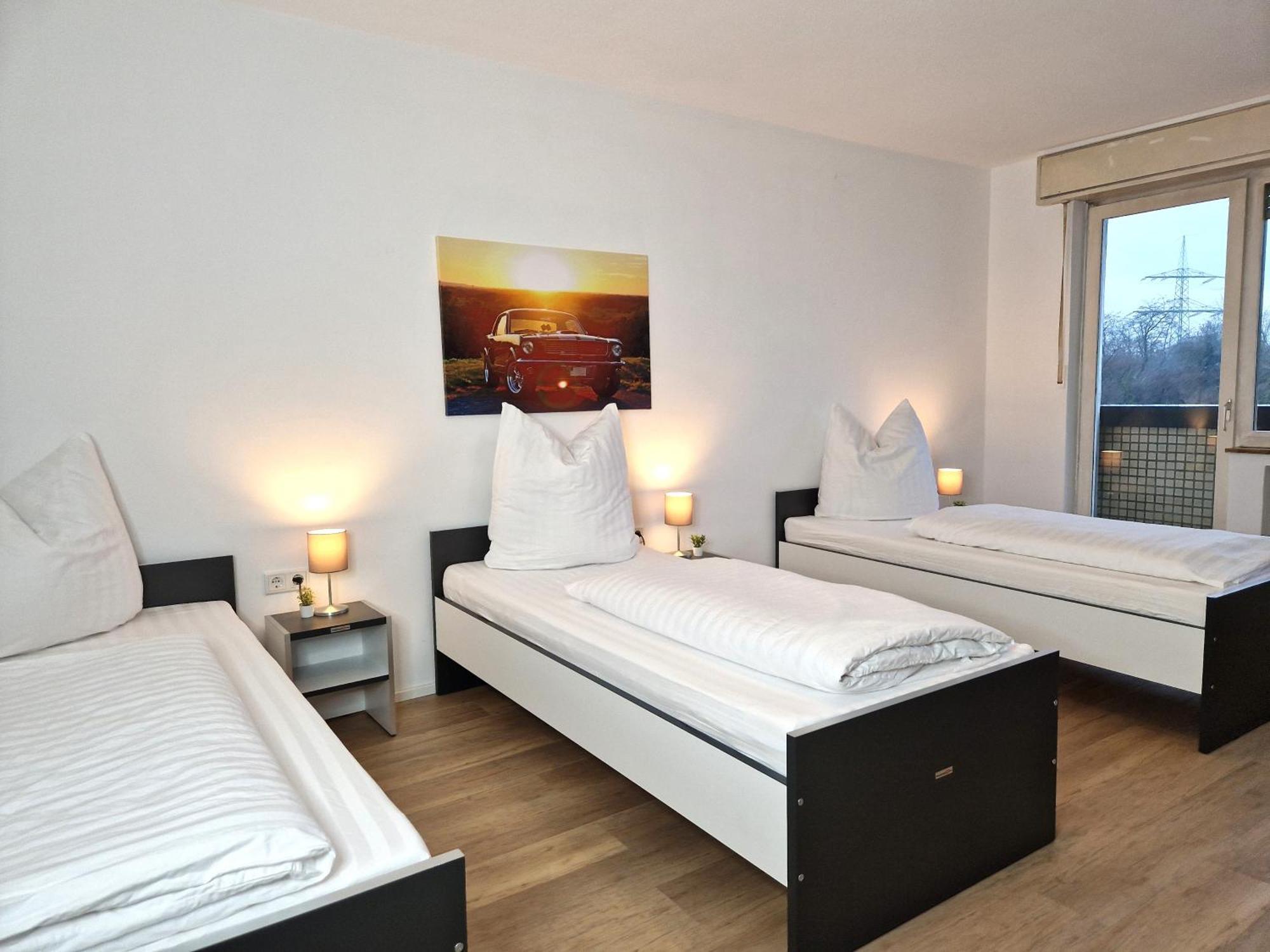 Meribu H1 Wohnung Fuer Monteure Und Arbeiter Gelsenkirchen Bagian luar foto